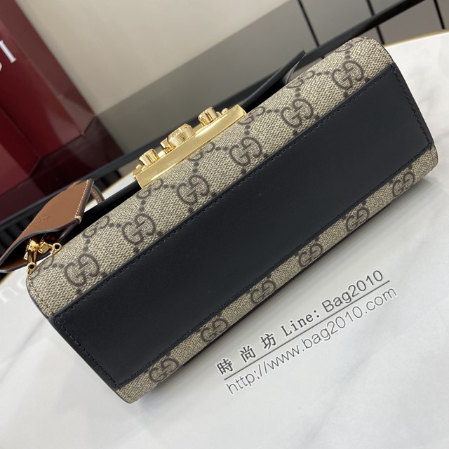 Gucci專櫃古馳最經典款肩背斜挎鏈條小號女包 jh2812型號：409487